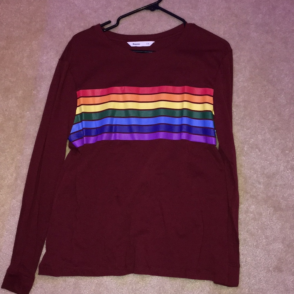 Long sleeve rainbow shirt!!